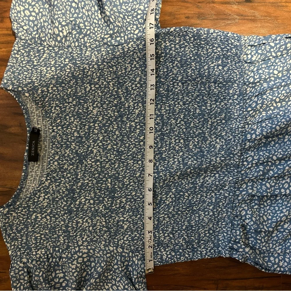 Floral Print Maxi Dress Short Sleeve Flowy Perfect For Summer - Picture 9 of 10